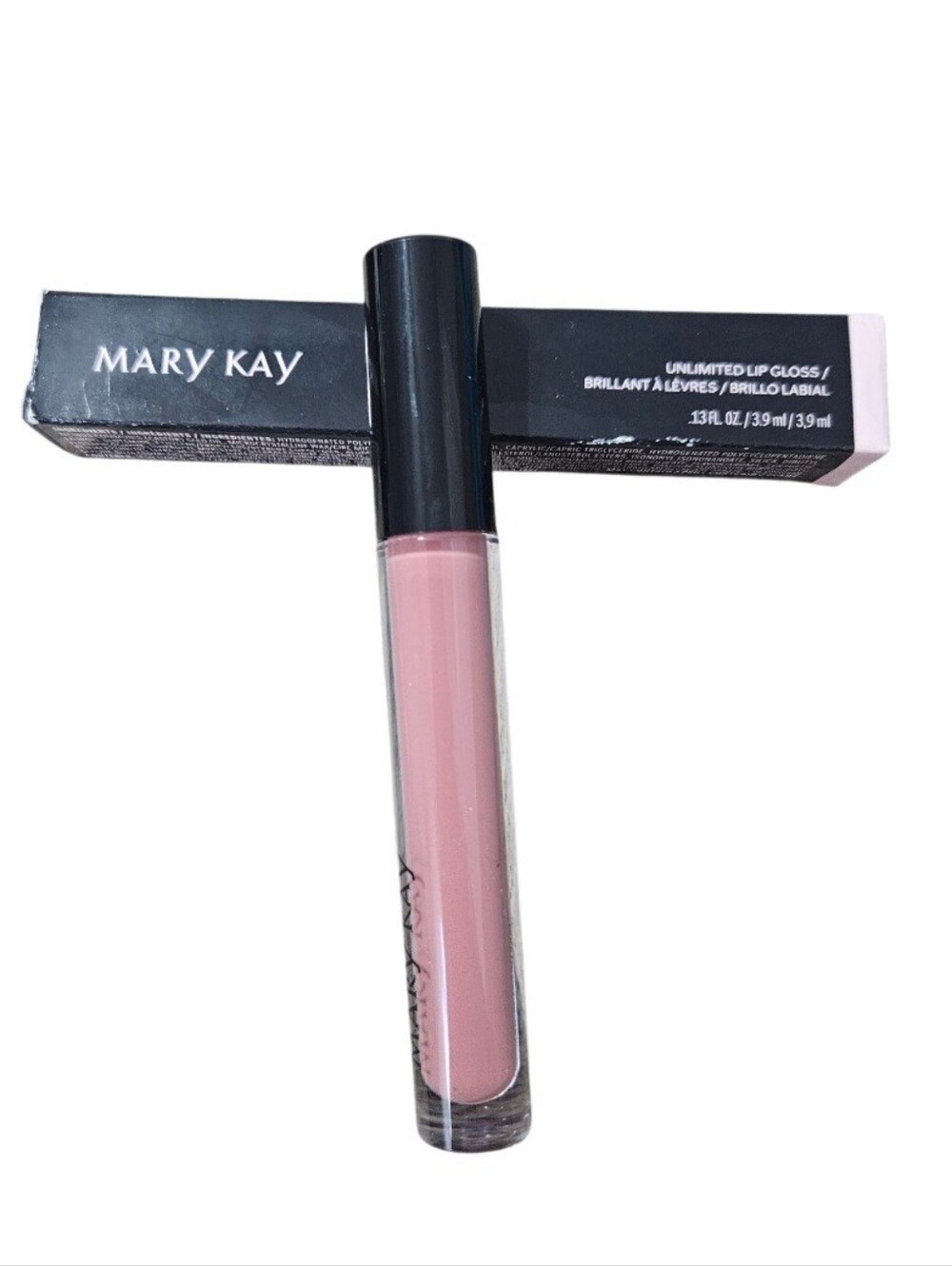 2 Mary Kay Unlimited Lip Gloss Nude Blush NOS